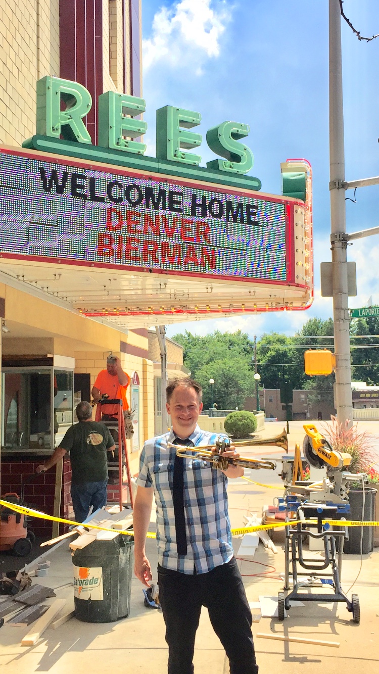 Rees theatre welcoming home Denver Bierman